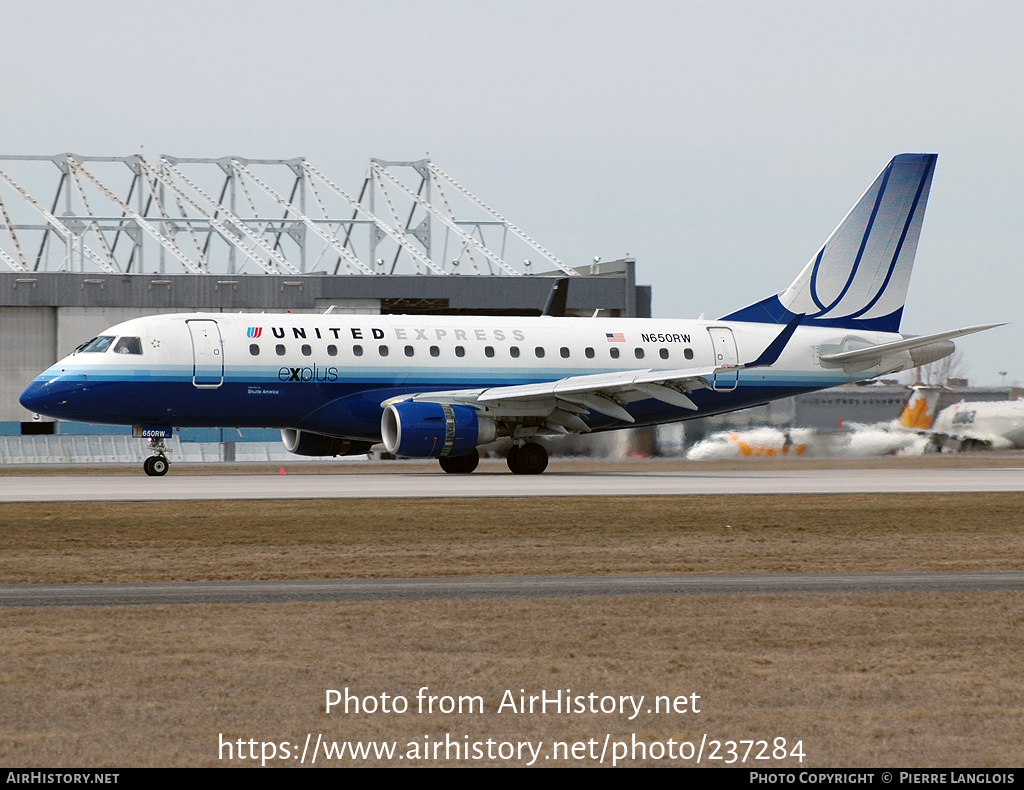 Aircraft Photo of N650RW | Embraer 170SE (ERJ-170-100SE) | United Express | AirHistory.net #237284