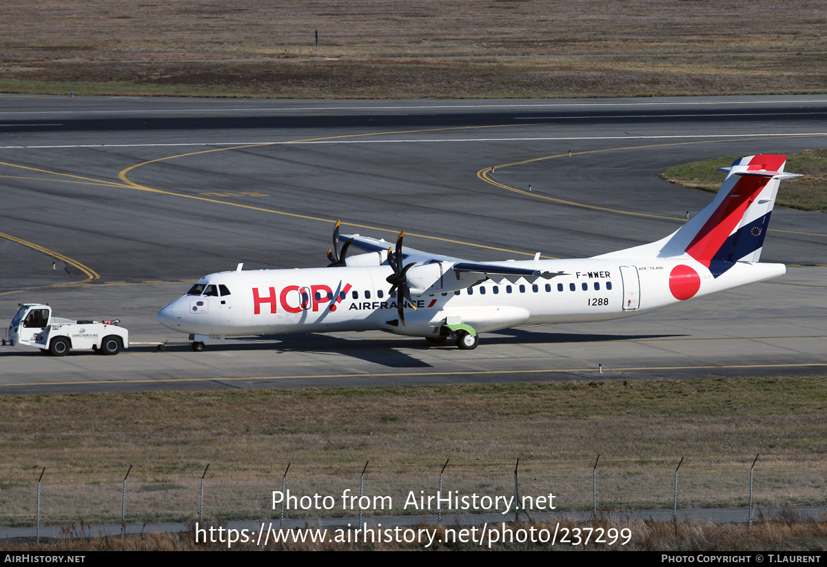 Aircraft Photo of F-WWER | ATR ATR-72-600 (ATR-72-212A) | Hop! | AirHistory.net #237299