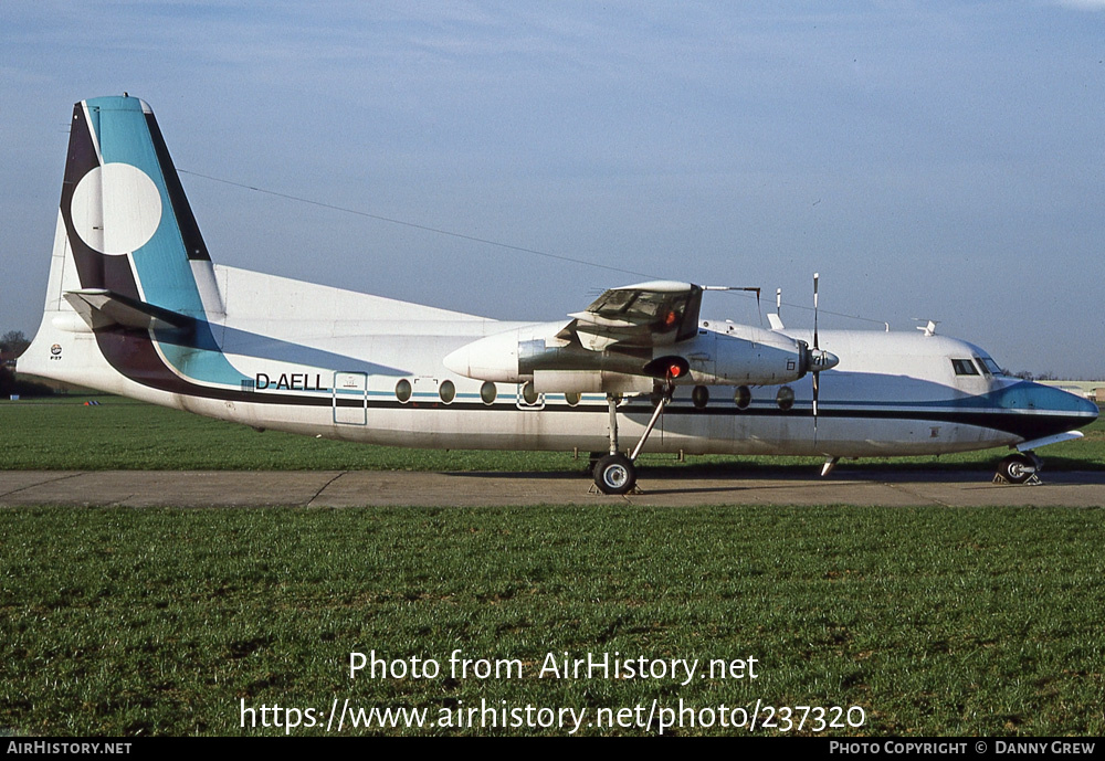 Aircraft Photo of D-AELL | Fokker F27-200 Friendship | AirHistory.net #237320