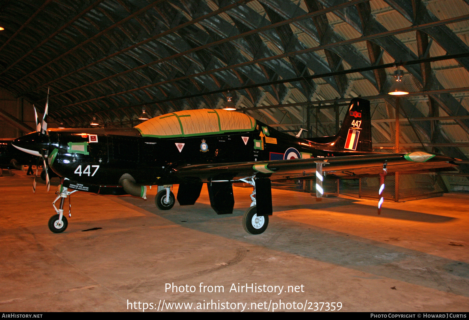 Aircraft Photo of ZF447 | Short S-312 Tucano T1 | UK - Air Force | AirHistory.net #237359