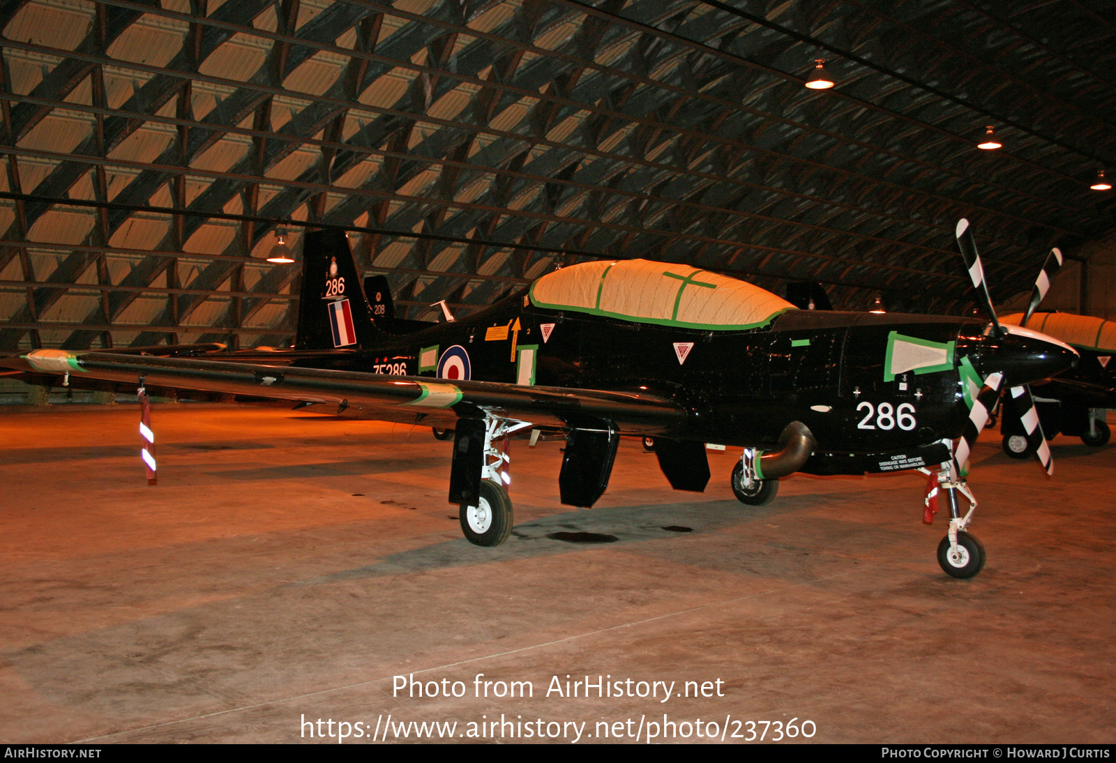 Aircraft Photo of ZF286 | Short S-312 Tucano T1 | UK - Air Force | AirHistory.net #237360