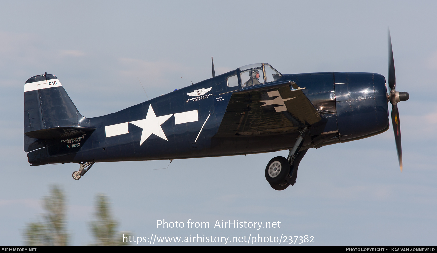 Aircraft Photo of N1078Z | Grumman F6F-5 Hellcat | Commemorative Air Force | USA - Navy | AirHistory.net #237382