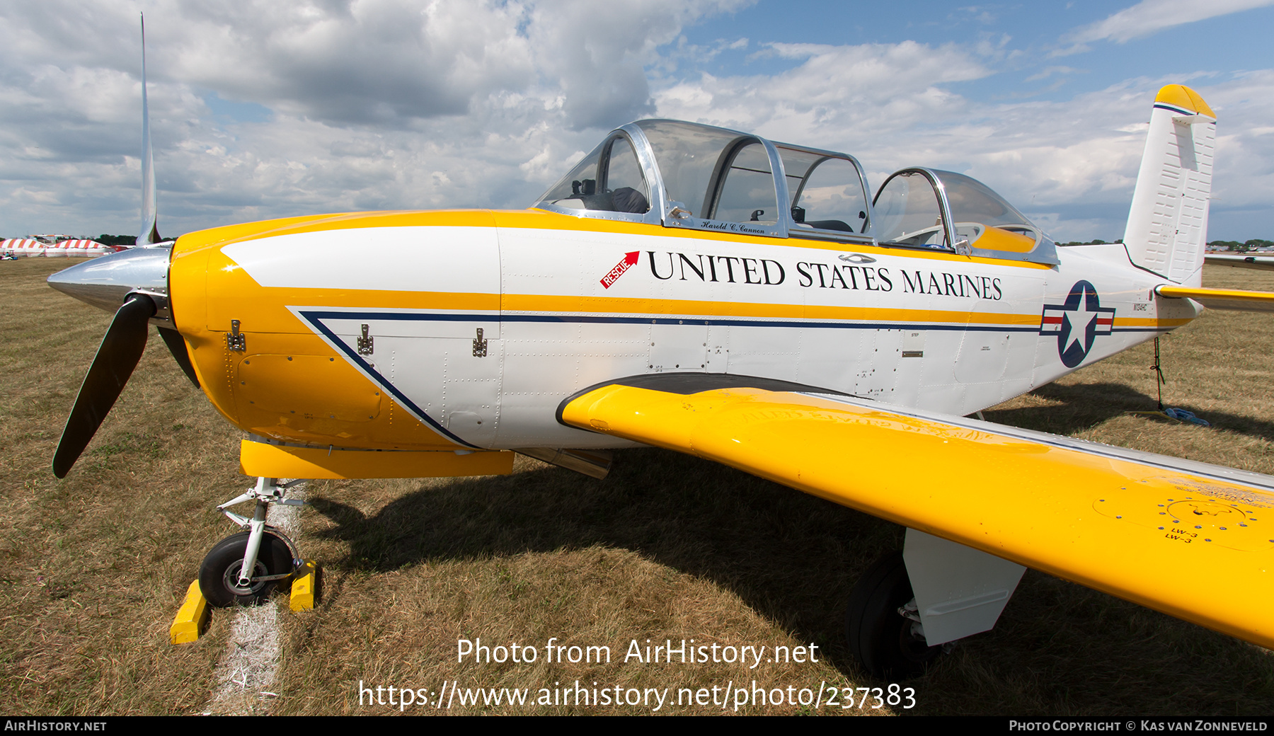 Aircraft Photo of N134HC | Beech T-34A Mentor | USA - Marines | AirHistory.net #237383