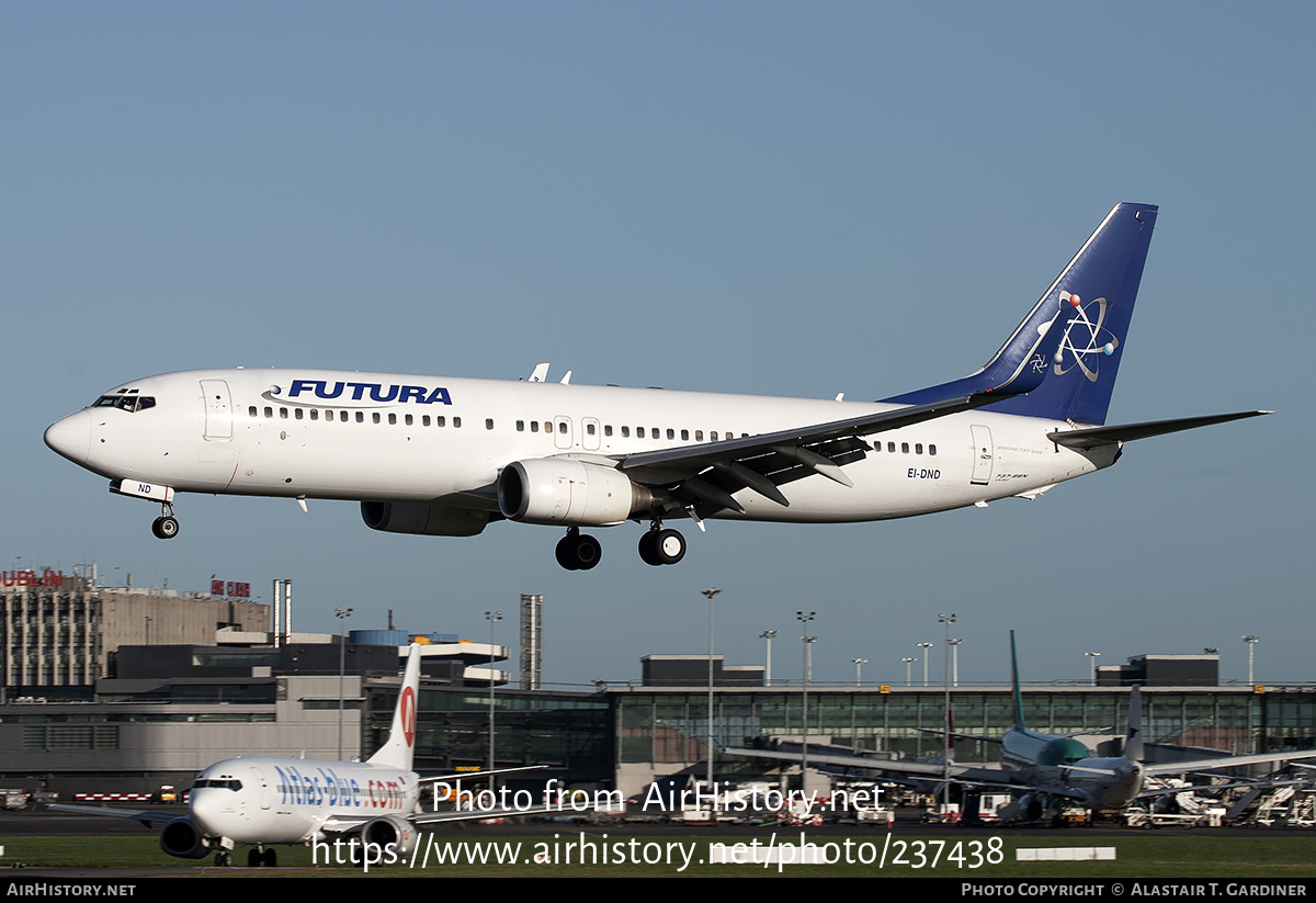 Aircraft Photo of EI-DND | Boeing 737-86N | Futura International Airways | AirHistory.net #237438