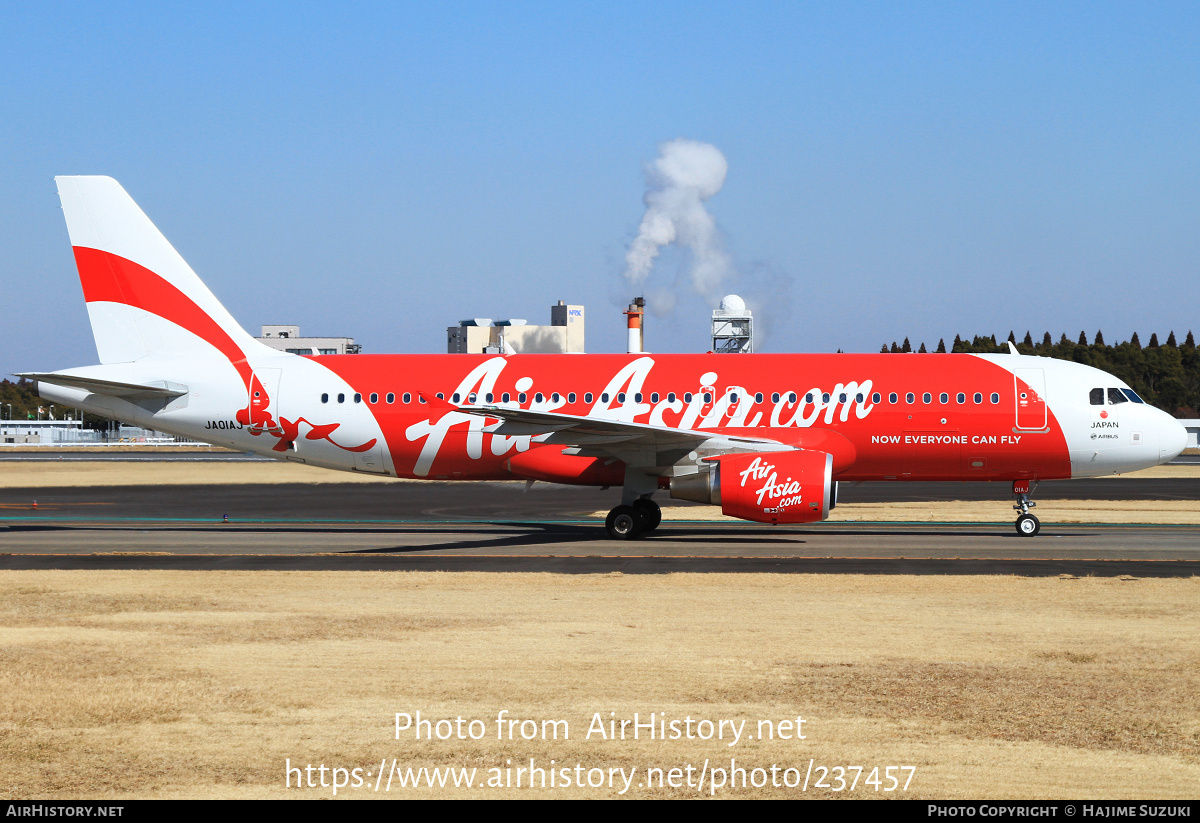 Aircraft Photo of JA01AJ | Airbus A320-216 | AirAsia | AirHistory.net #237457