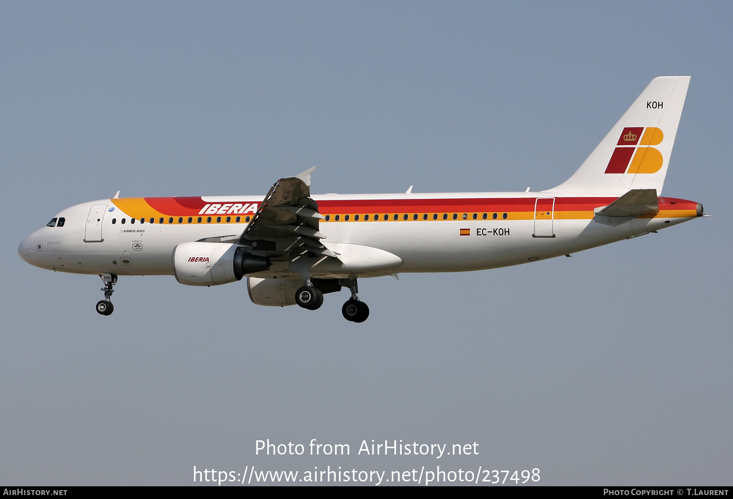 Aircraft Photo of EC-KOH | Airbus A320-214 | Iberia | AirHistory.net #237498