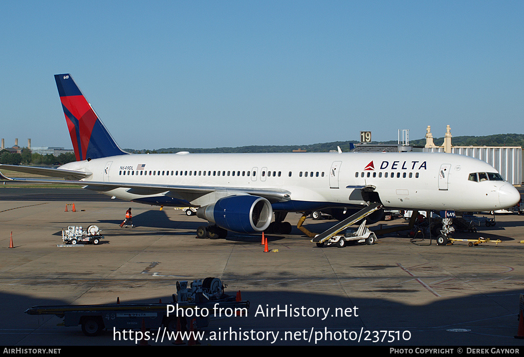 Aircraft Photo of N649DL | Boeing 757-232 | Delta Air Lines | AirHistory.net #237510