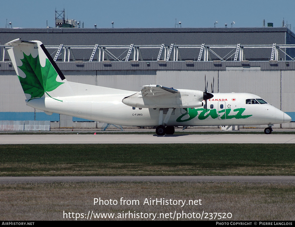 Aircraft Photo of C-FJMG | De Havilland Canada DHC-8-102 Dash 8 | Air Canada Jazz | AirHistory.net #237520