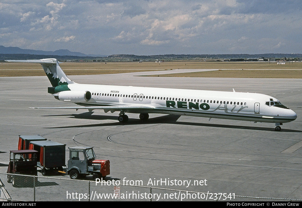 Aircraft Photo of N833RA | McDonnell Douglas MD-83 (DC-9-83) | Reno Air | AirHistory.net #237541