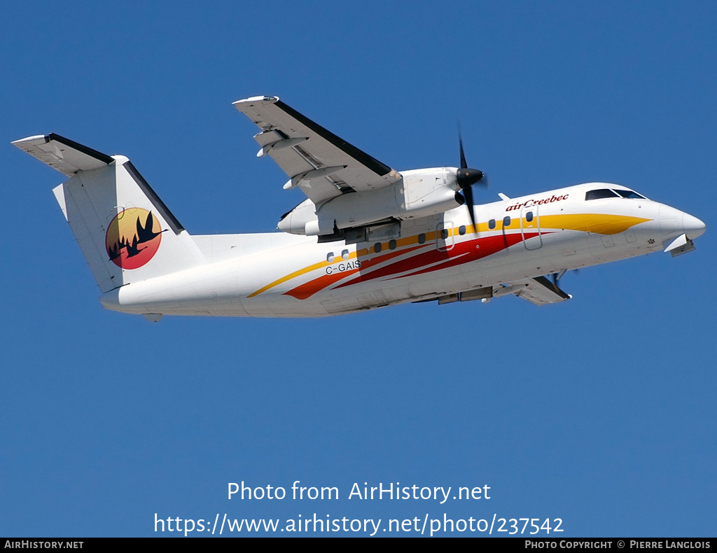 Aircraft Photo of C-GAIS | De Havilland Canada DHC-8-102 Dash 8 | Air Creebec | AirHistory.net #237542