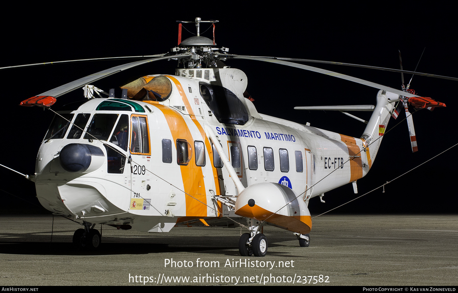 Aircraft Photo of EC-FTB | Sikorsky S-61N MkII | Salvamento Marítimo | AirHistory.net #237582