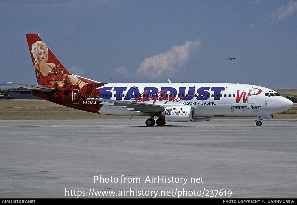 Aircraft Photo of N301AU | Boeing 737-301 | Western Pacific Airlines | AirHistory.net #237619