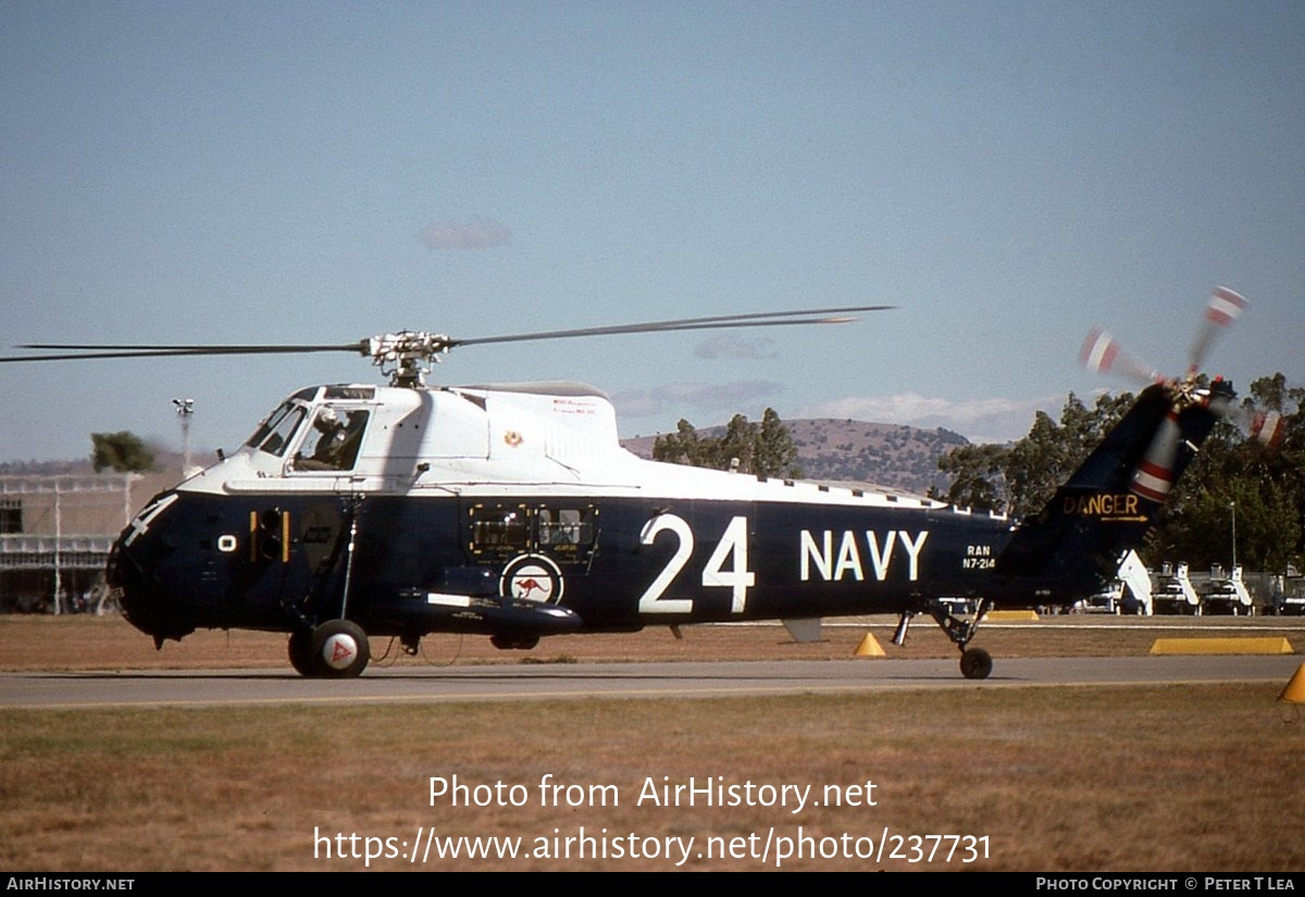 Aircraft Photo of N7-214 | Westland WS-58 Wessex HAS.31B | Australia - Navy | AirHistory.net #237731