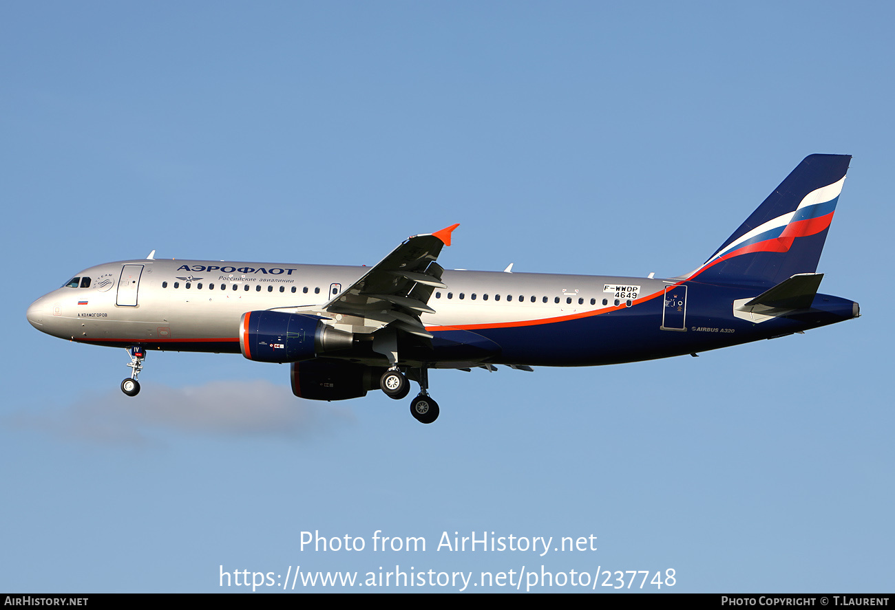 Aircraft Photo of F-WWDP | Airbus A320-214 | Aeroflot - Russian Airlines | AirHistory.net #237748