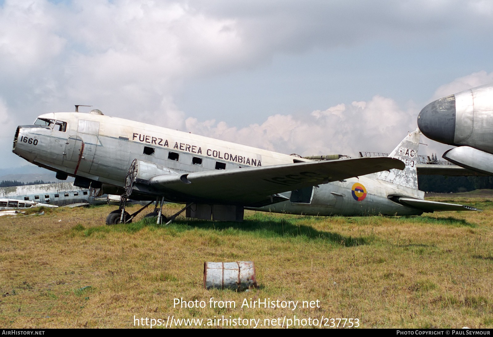 Aircraft Photo of FAC1660 | Douglas C-47D Skytrain | Colombia - Air Force | AirHistory.net #237753