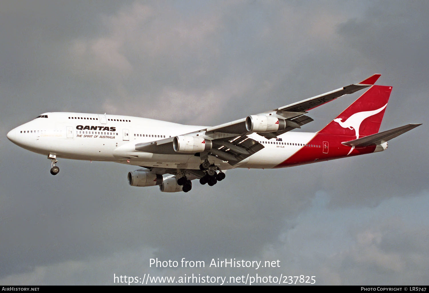 Aircraft Photo of VH-OJK | Boeing 747-438 | Qantas | AirHistory.net #237825