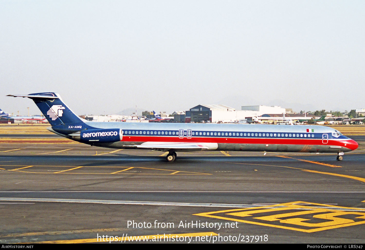 Aircraft Photo of XA-AMQ | McDonnell Douglas MD-82 (DC-9-82) | AeroMéxico | AirHistory.net #237918