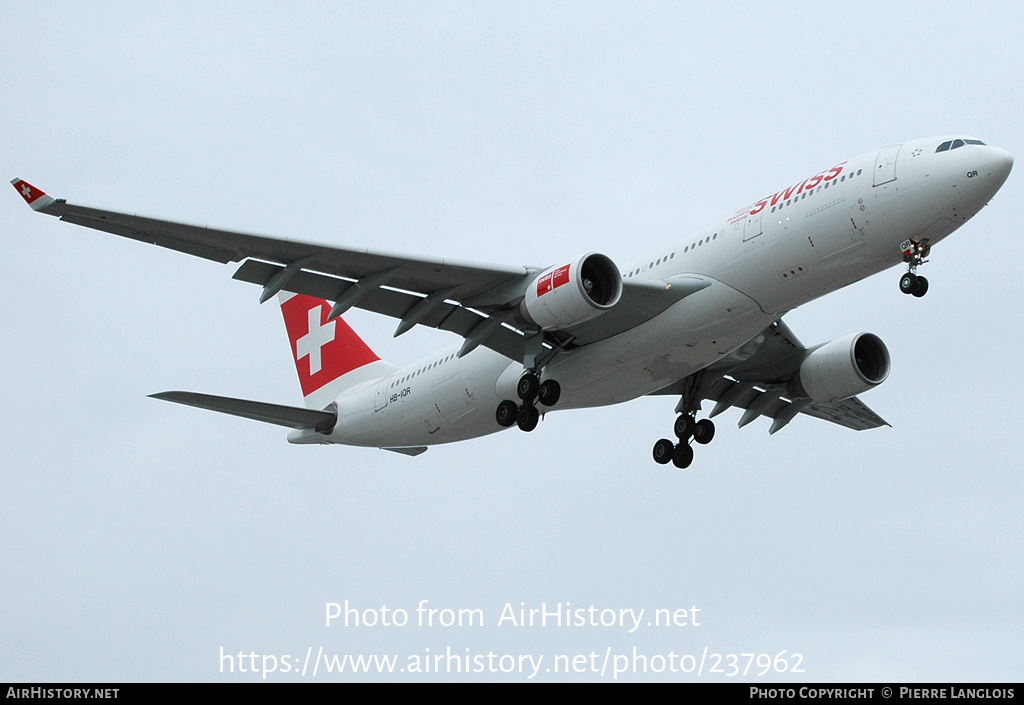 Aircraft Photo of HB-IQR | Airbus A330-223 | Swiss International Air Lines | AirHistory.net #237962