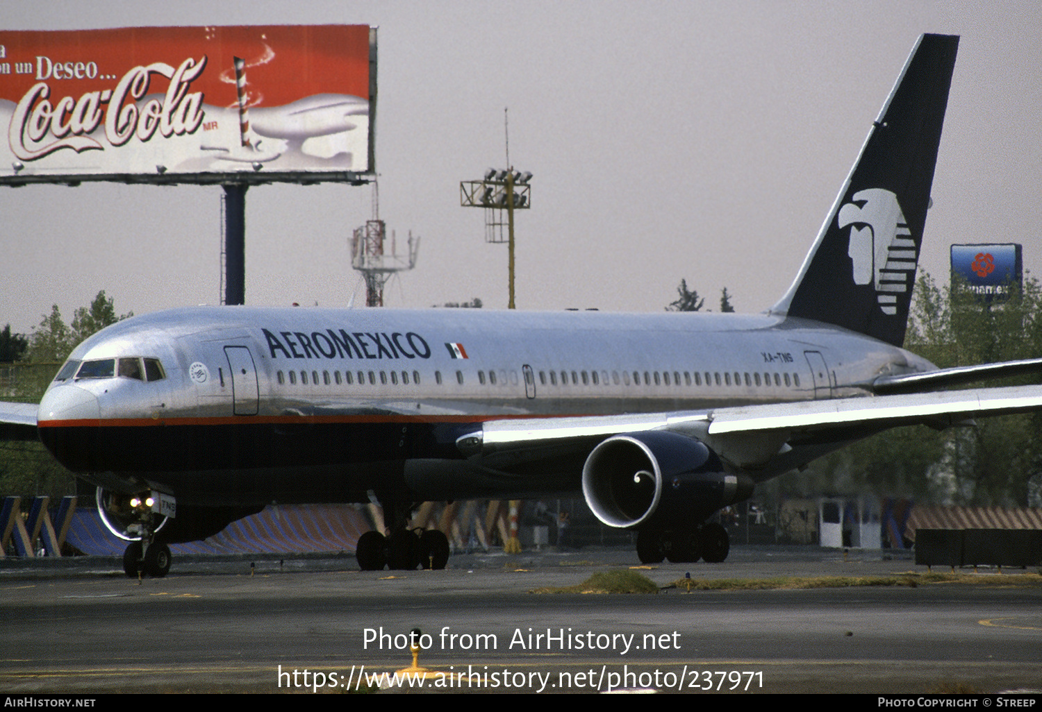 Aircraft Photo of XA-TNS | Boeing 767-283/ER | AeroMéxico | AirHistory.net #237971