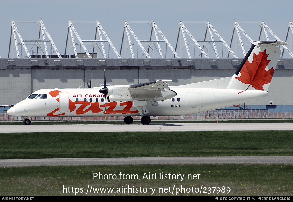 Aircraft Photo of C-GABO | De Havilland Canada DHC-8-311Q Dash 8 | Air Canada Jazz | AirHistory.net #237989