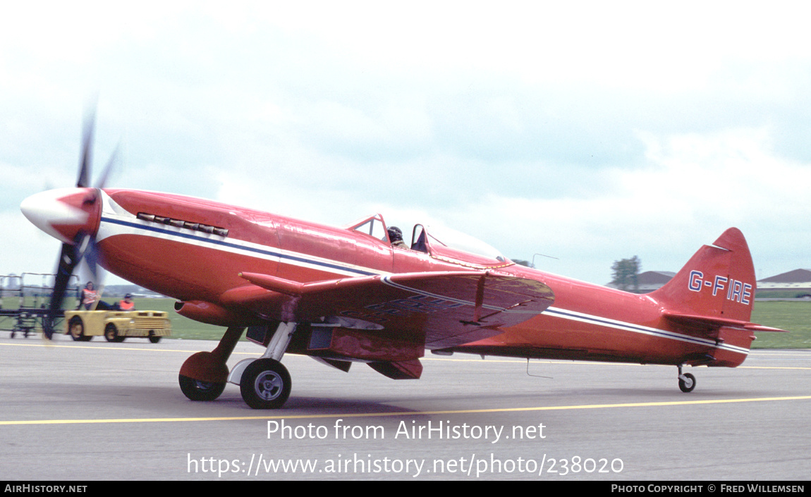 Aircraft Photo of G-FIRE | Supermarine 379 Spitfire FR14C | AirHistory.net #238020