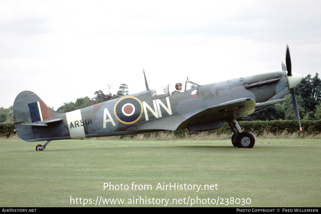 Aircraft Photo of G-AWII / AR501 | Supermarine 349 Spitfire LF5C | UK - Air Force | AirHistory.net #238030