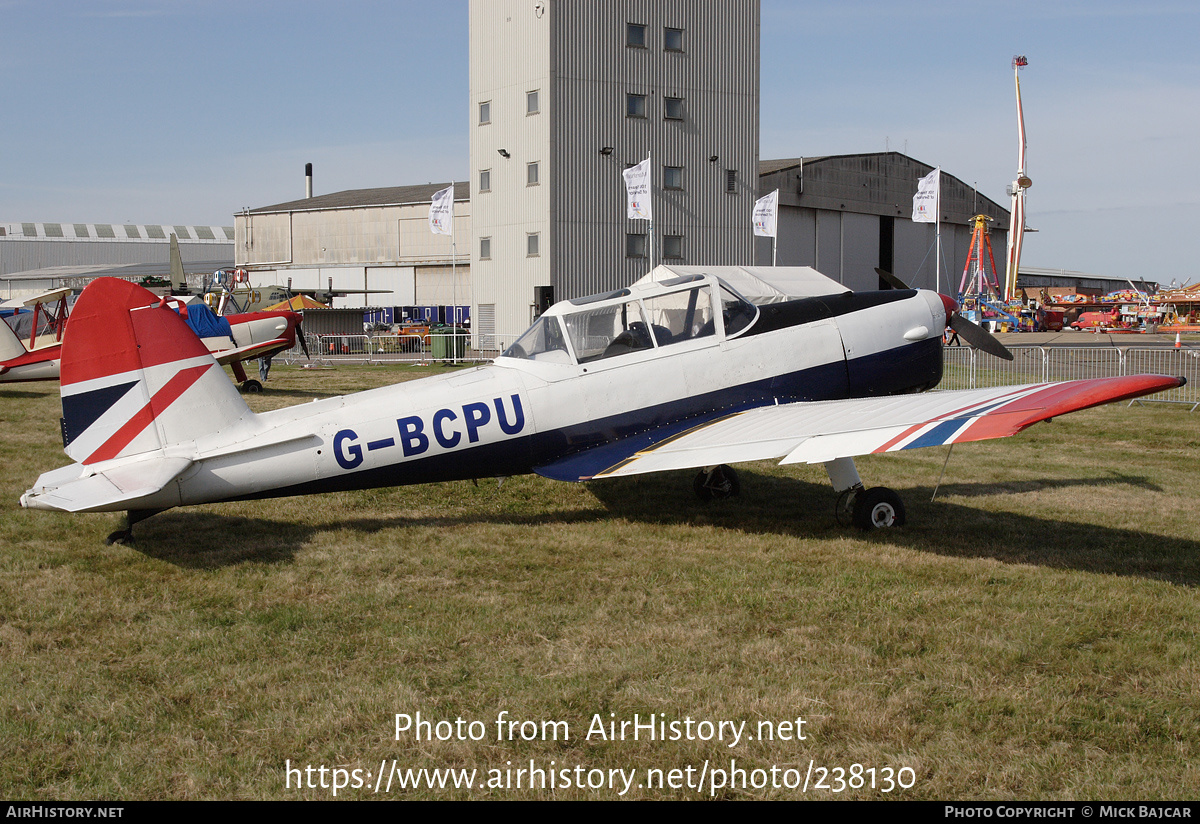 Aircraft Photo of G-BCPU | De Havilland DHC-1 Chipmunk Mk22 | AirHistory.net #238130