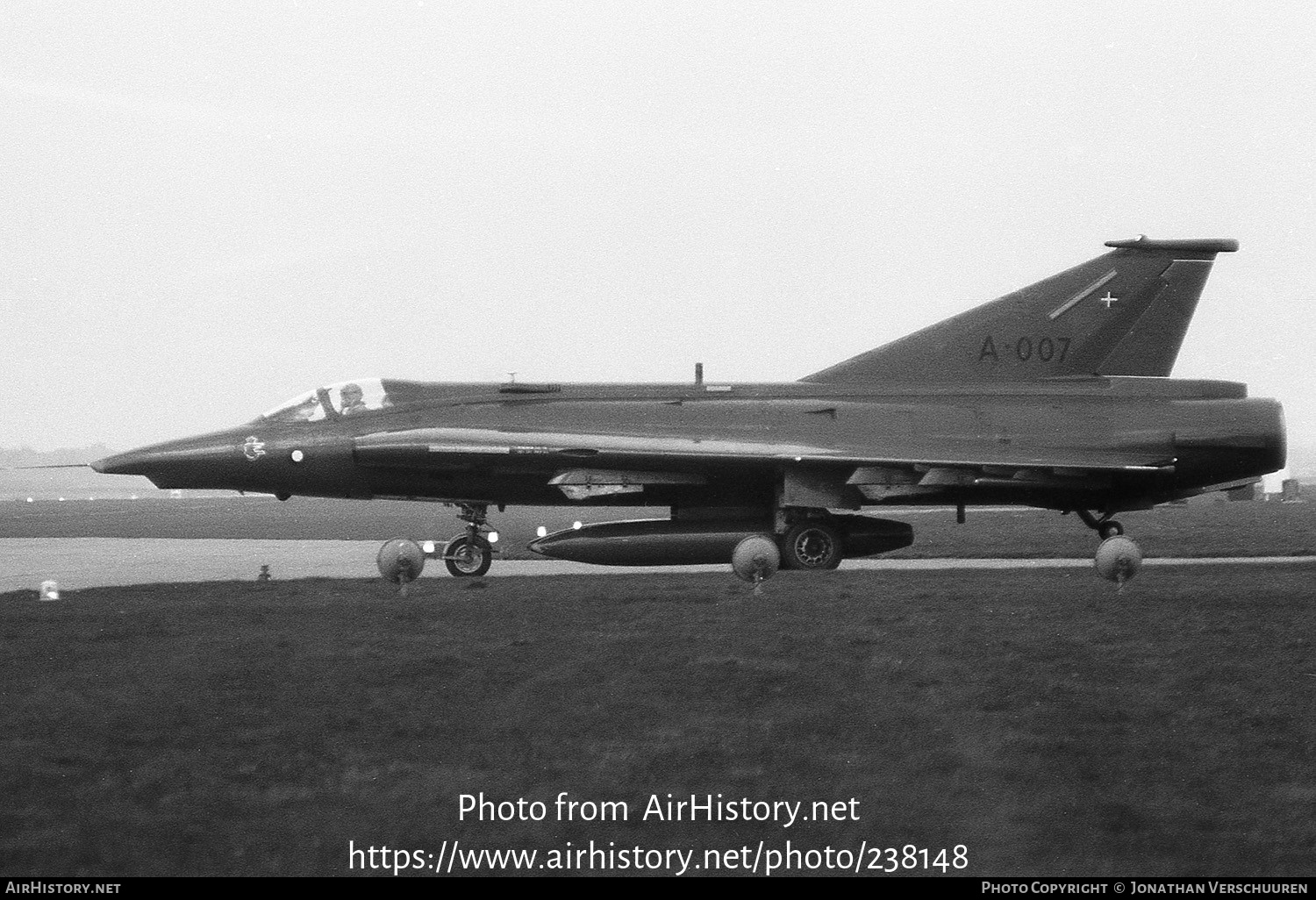 Aircraft Photo of A-007 | Saab F-35 Draken | Denmark - Air Force | AirHistory.net #238148