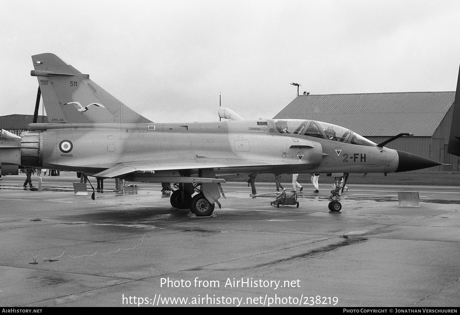 Aircraft Photo of 511 | Dassault Mirage 2000B | France - Air Force | AirHistory.net #238219