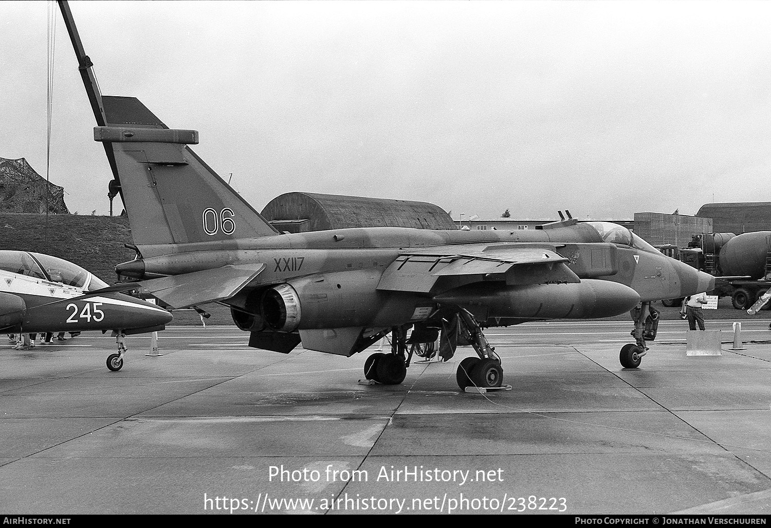 Aircraft Photo of XX117 | Sepecat Jaguar GR1A | UK - Air Force | AirHistory.net #238223