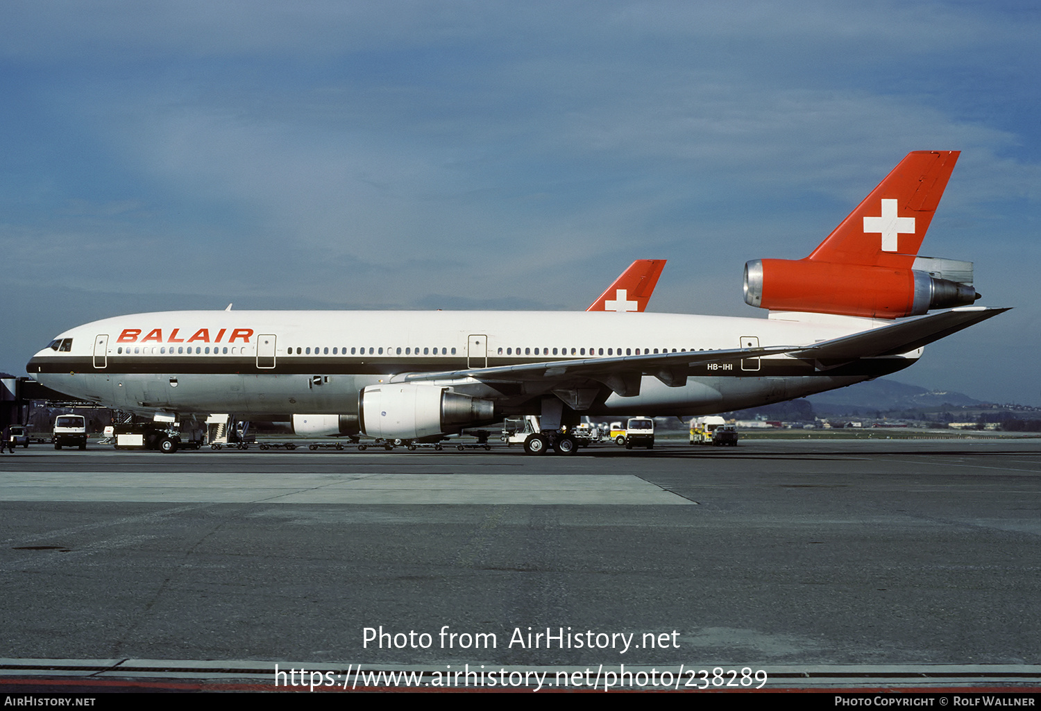 Aircraft Photo of HB-IHI | McDonnell Douglas DC-10-30 | Balair | AirHistory.net #238289