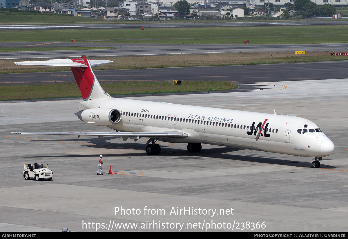 Aircraft Photo of JA8261 | McDonnell Douglas MD-81 (DC-9-81) | Japan Airlines - JAL | AirHistory.net #238366