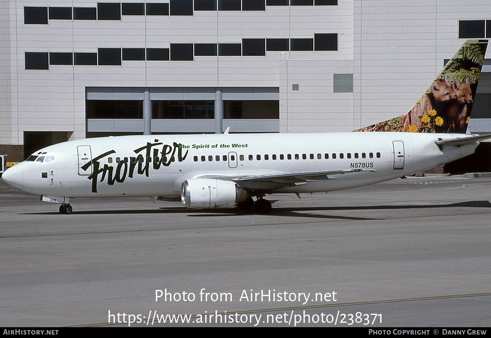 Aircraft Photo of N578US | Boeing 737-301 | Frontier Airlines | AirHistory.net #238371