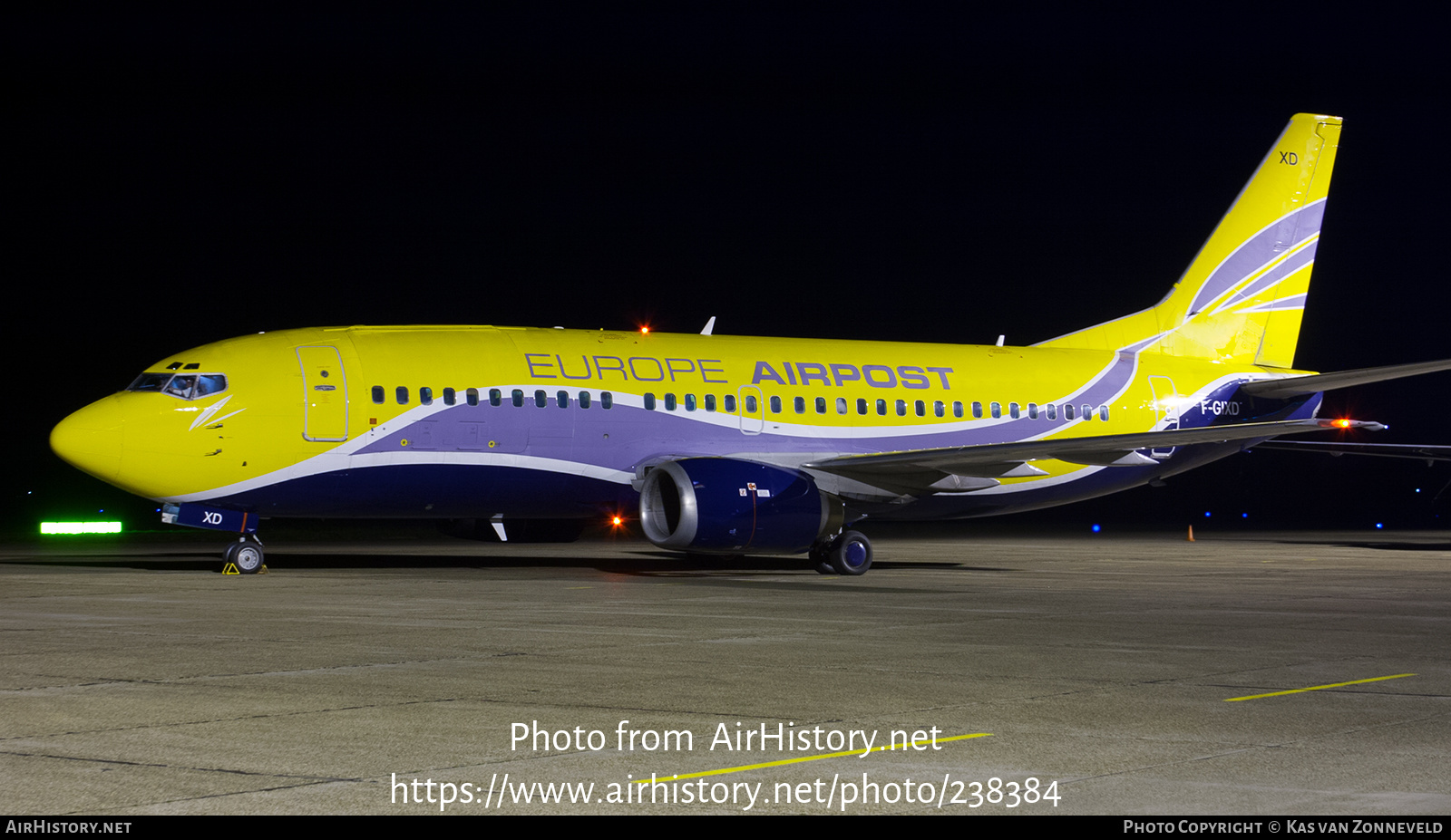 Aircraft Photo of F-GIXD | Boeing 737-33A(QC) | Europe Airpost | AirHistory.net #238384