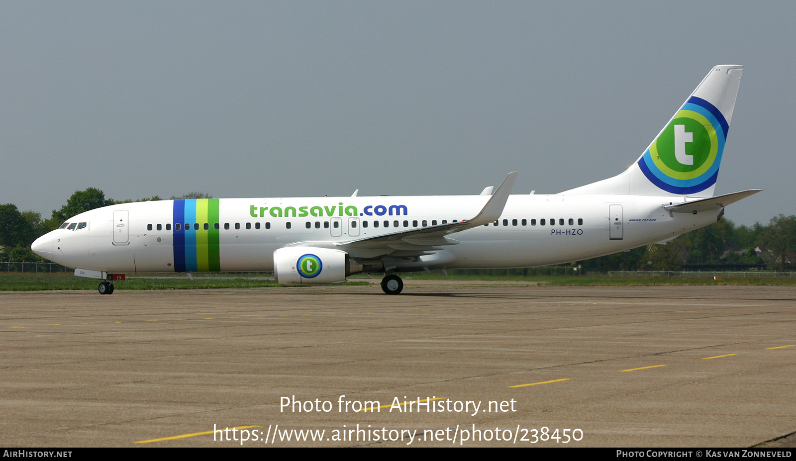 Aircraft Photo of PH-HZO | Boeing 737-8K2 | Transavia | AirHistory.net #238450