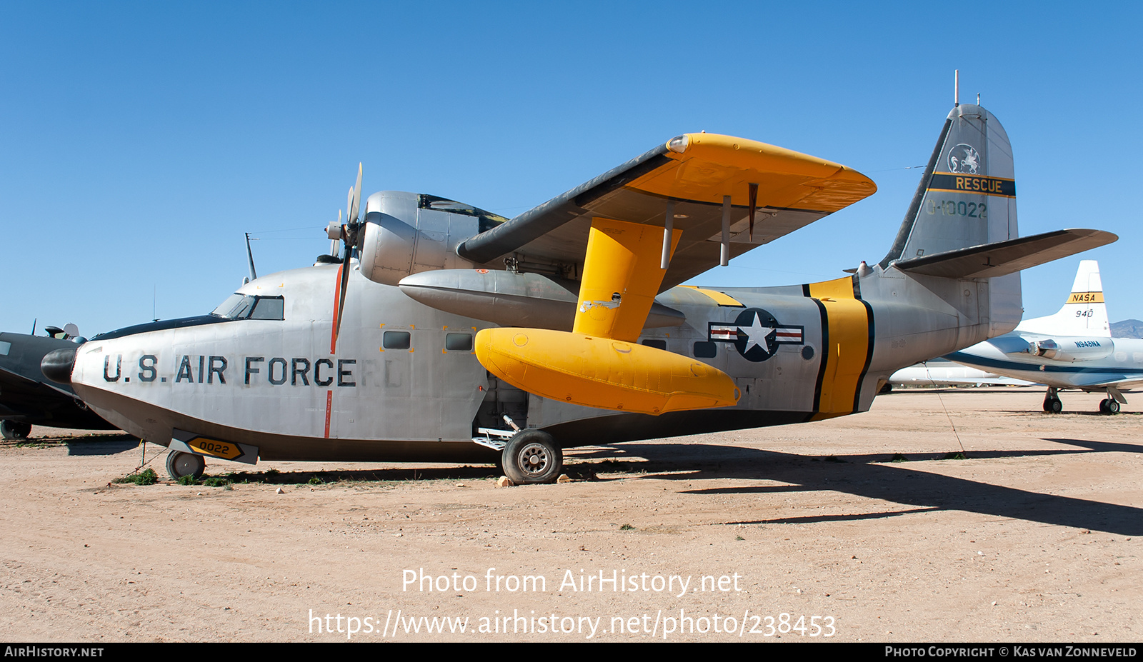 Aircraft Photo of 51-022 / 0-10022 | Grumman HU-16A Albatross | USA - Air Force | AirHistory.net #238453