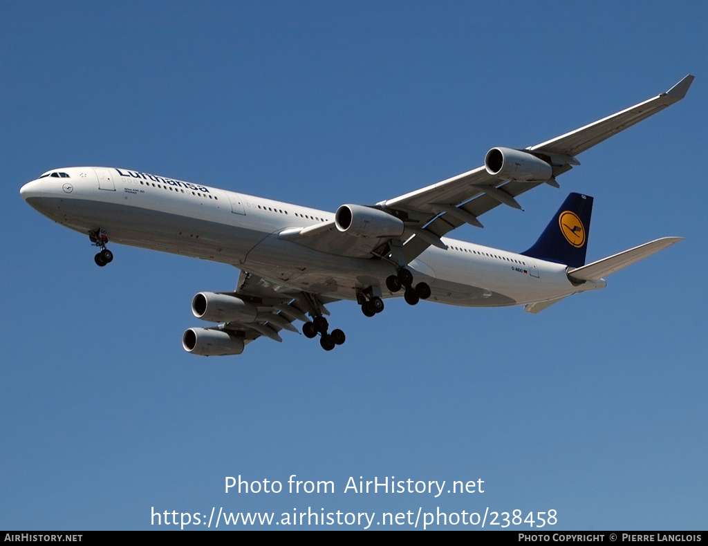 Aircraft Photo of D-AIGO | Airbus A340-313 | Lufthansa | AirHistory.net #238458