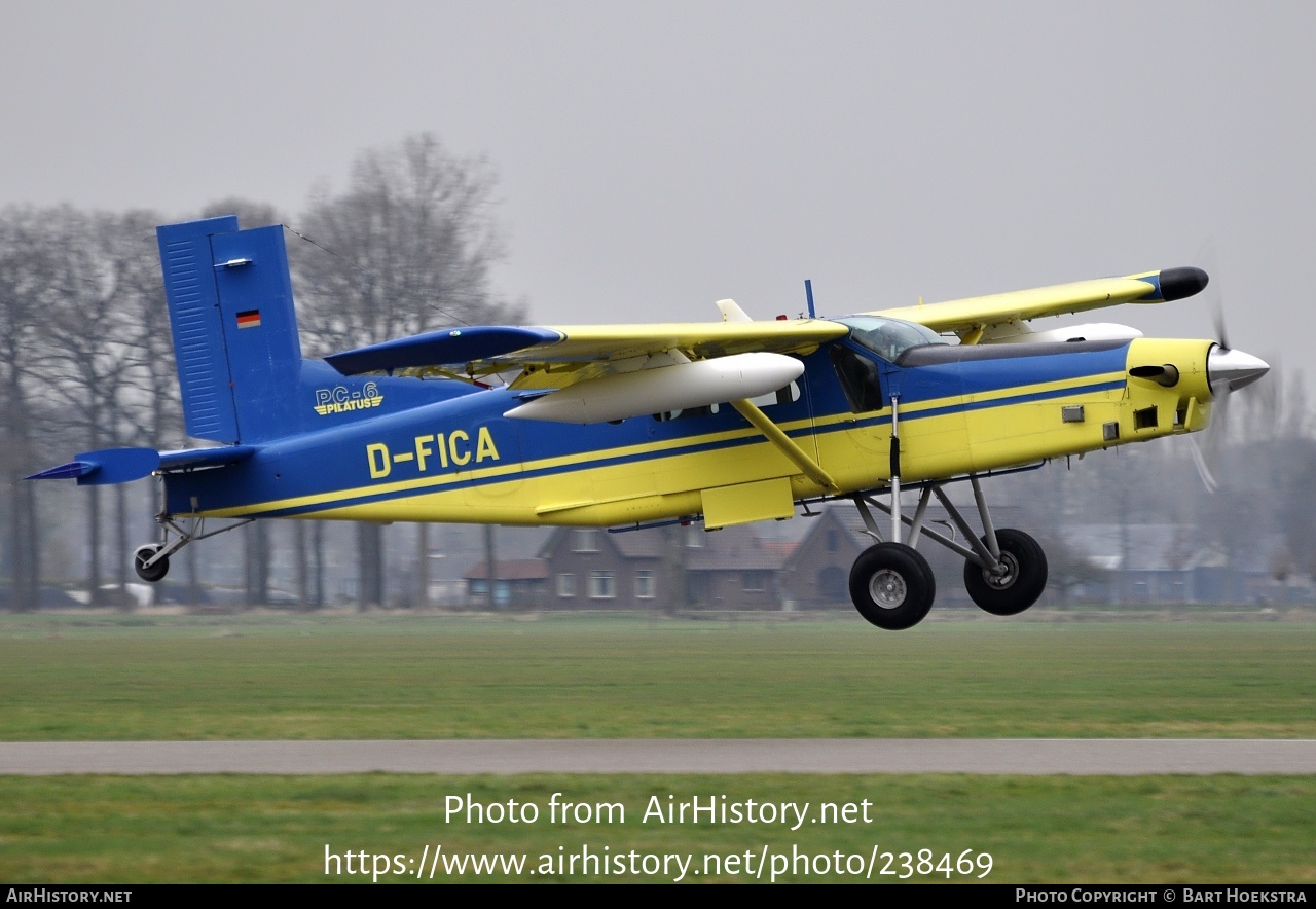 Aircraft Photo of D-FICA | Pilatus PC-6/B2-H4 Turbo Porter | AirHistory.net #238469