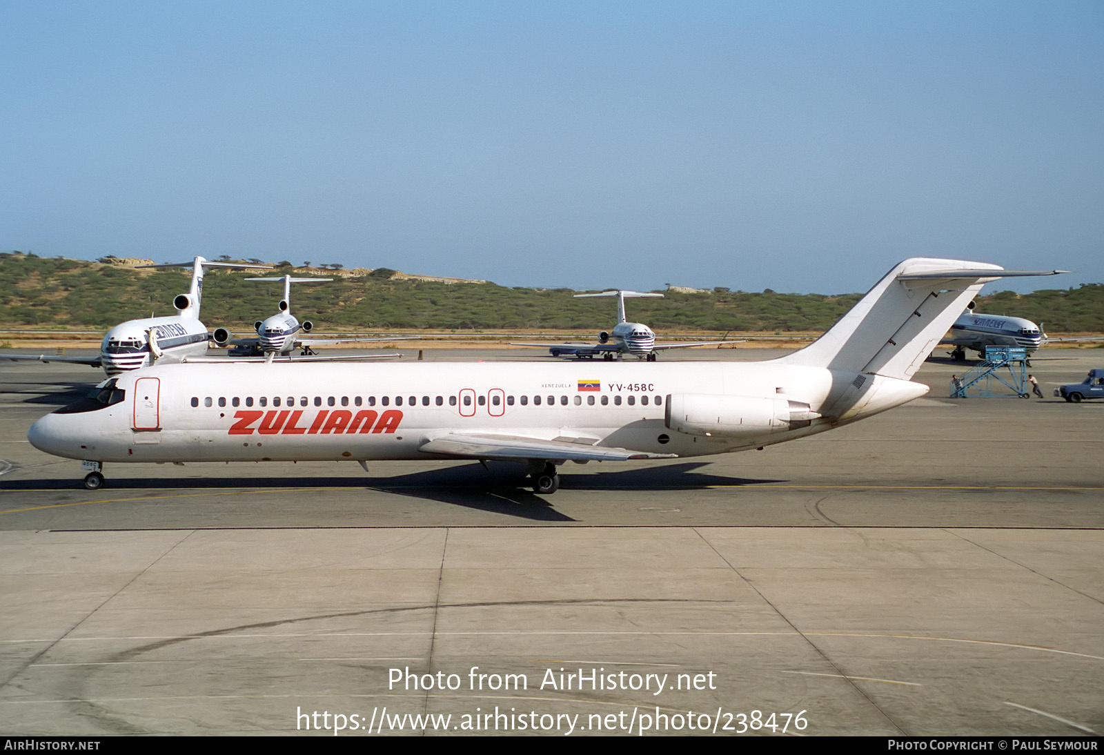 Aircraft Photo of YV-458C | McDonnell Douglas DC-9-31 | Zuliana de Aviación | AirHistory.net #238476