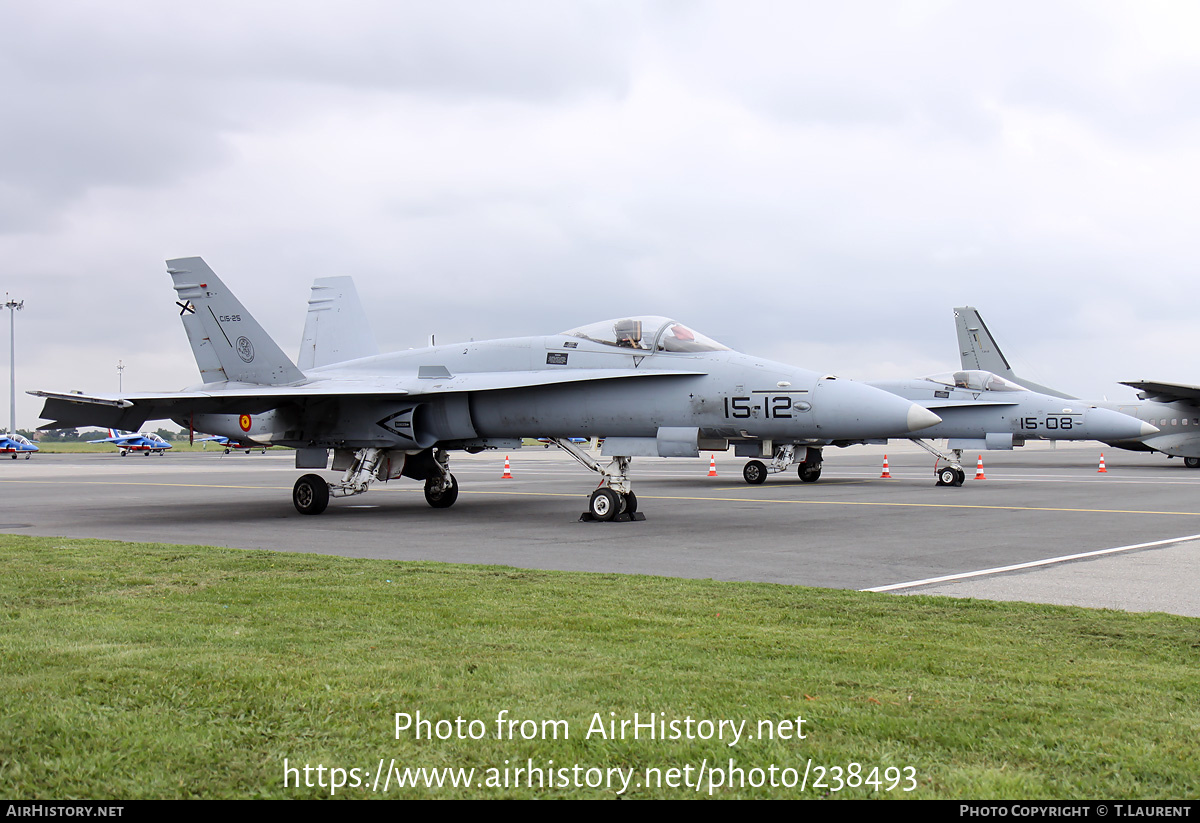 Aircraft Photo of C15-25 | McDonnell Douglas EF-18A Hornet | Spain - Air Force | AirHistory.net #238493