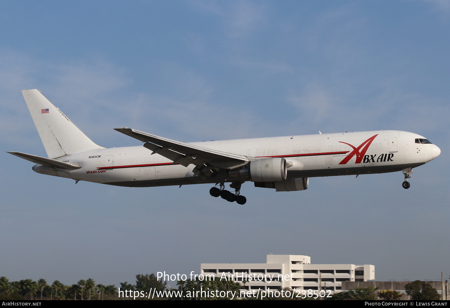 Aircraft Photo of N363CM | Boeing 767-338/ER(BDSF) | ABX Air | AirHistory.net #238502