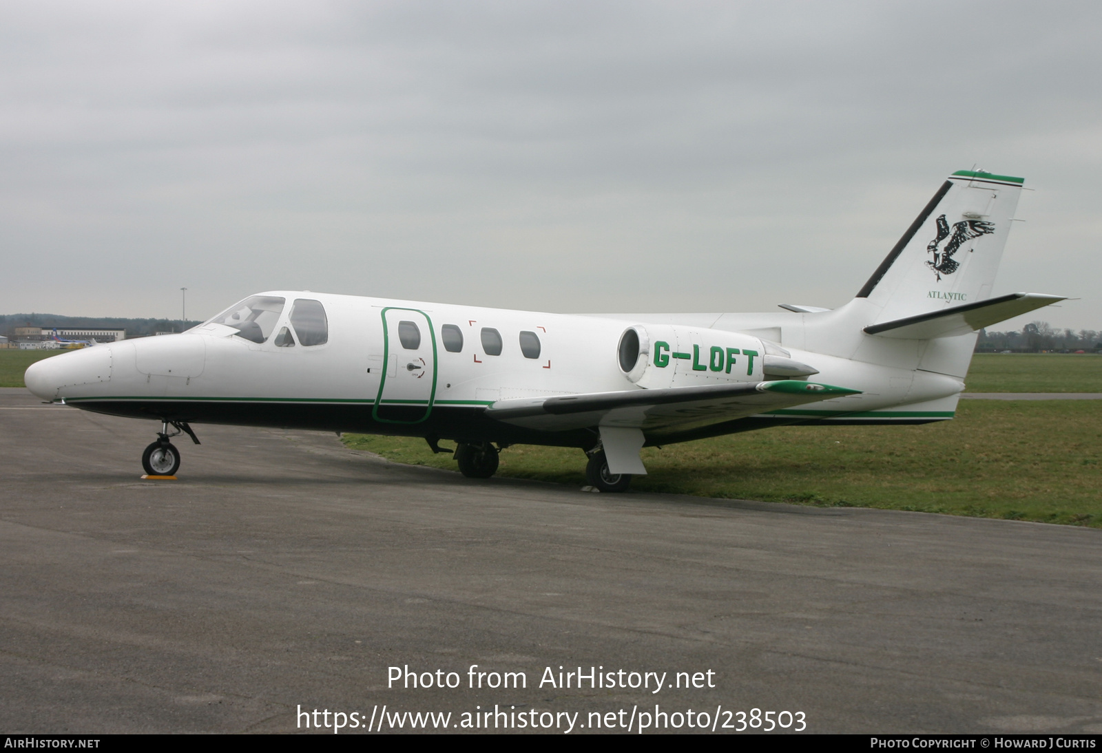 Aircraft Photo of G-LOFT | Cessna 500 Citation I | Atlantic Air Transport | AirHistory.net #238503