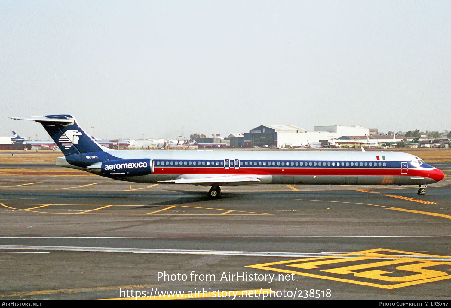 Aircraft Photo of N160PL | McDonnell Douglas MD-88 | AeroMéxico | AirHistory.net #238518