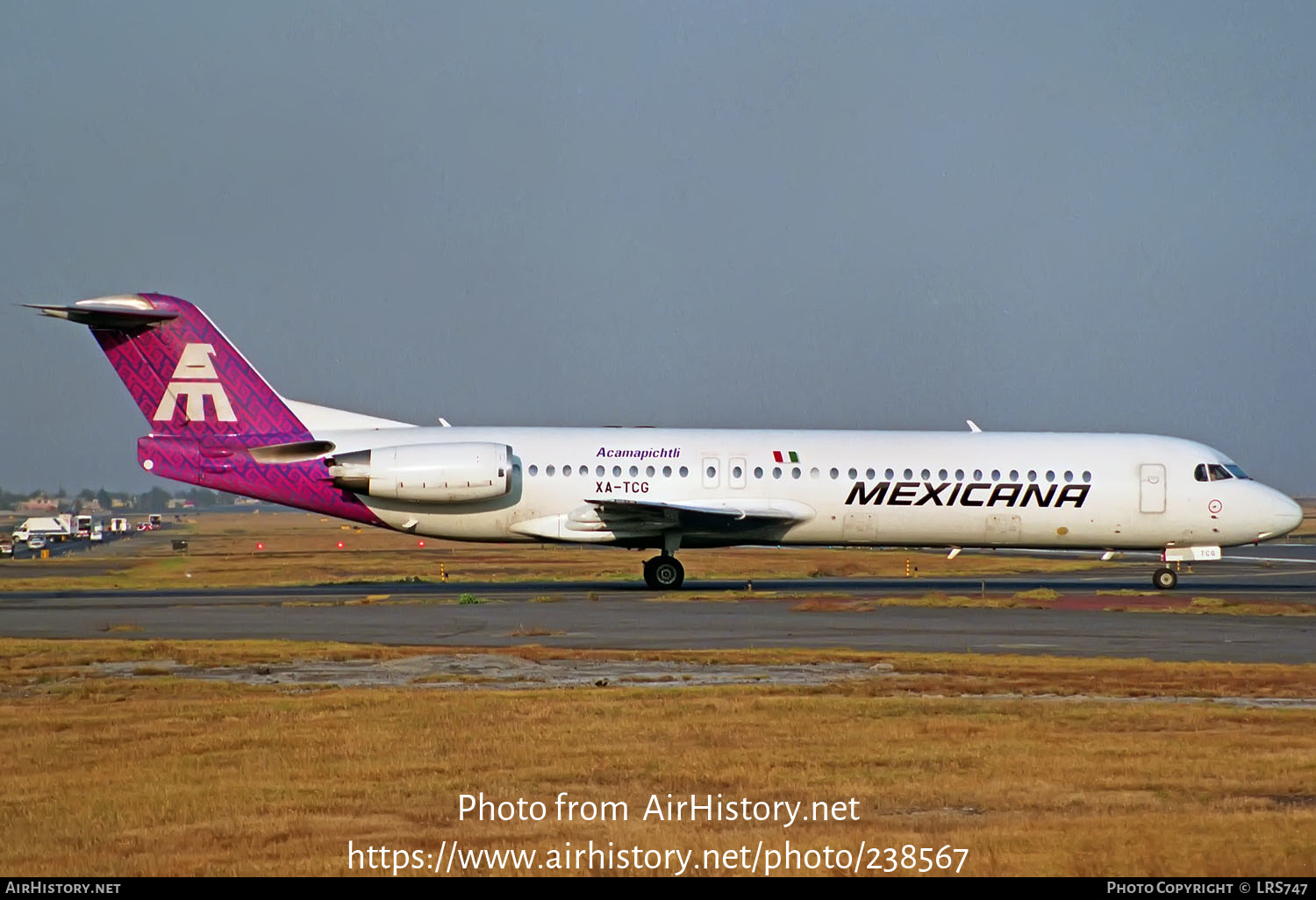 Aircraft Photo of XA-TCG | Fokker 100 (F28-0100) | Mexicana | AirHistory.net #238567