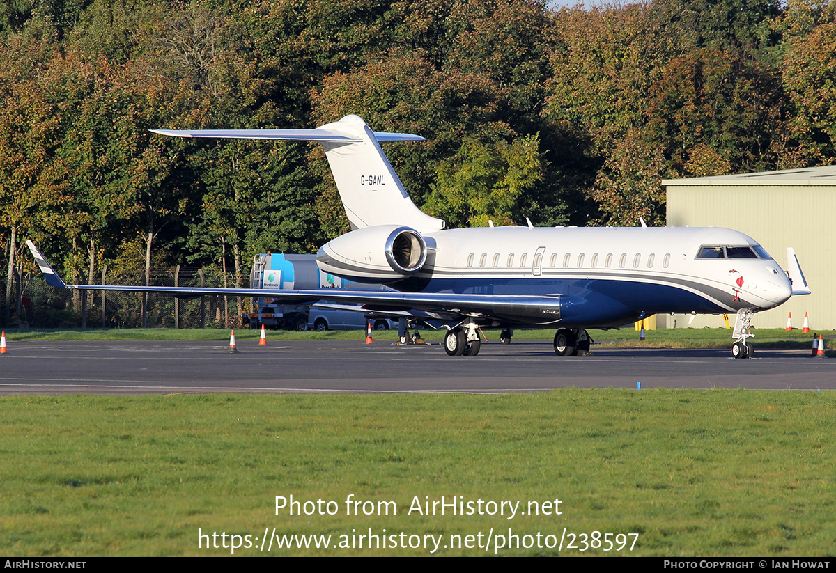 Aircraft Photo of G-SANL | Bombardier Global Express XRS (BD-700-1A10) | AirHistory.net #238597