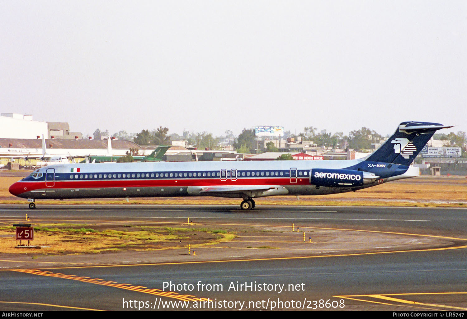 Aircraft Photo of XA-AMV | McDonnell Douglas MD-88 | AeroMéxico | AirHistory.net #238608