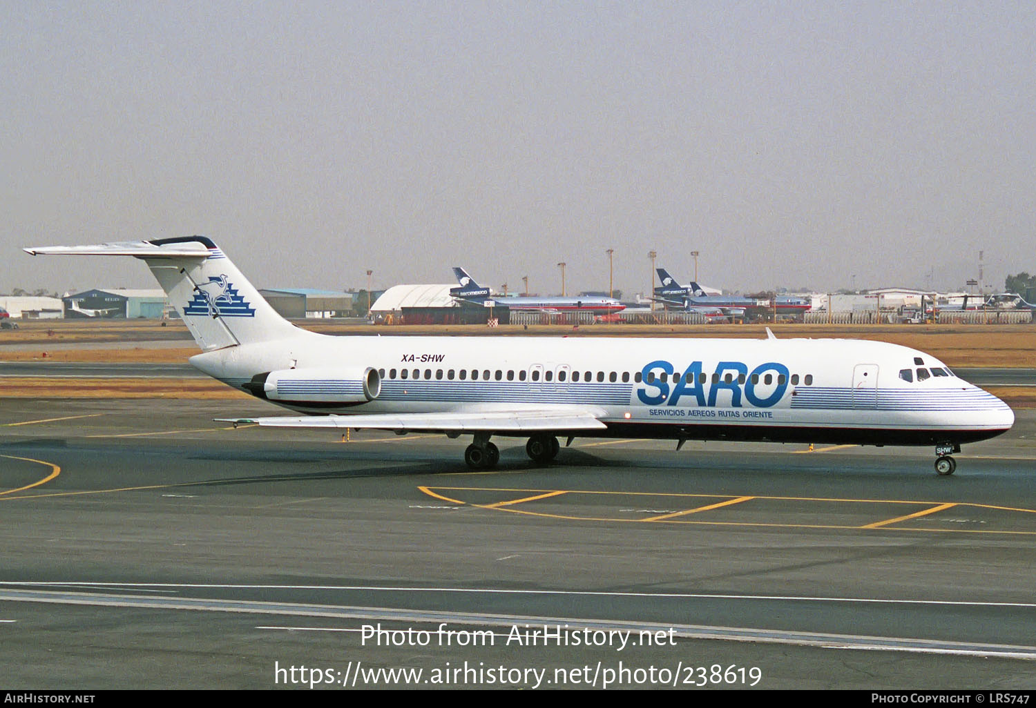 Aircraft Photo of XA-SHW | McDonnell Douglas DC-9-31 | SARO - Servicios Aéreos Rutas Oriente | AirHistory.net #238619