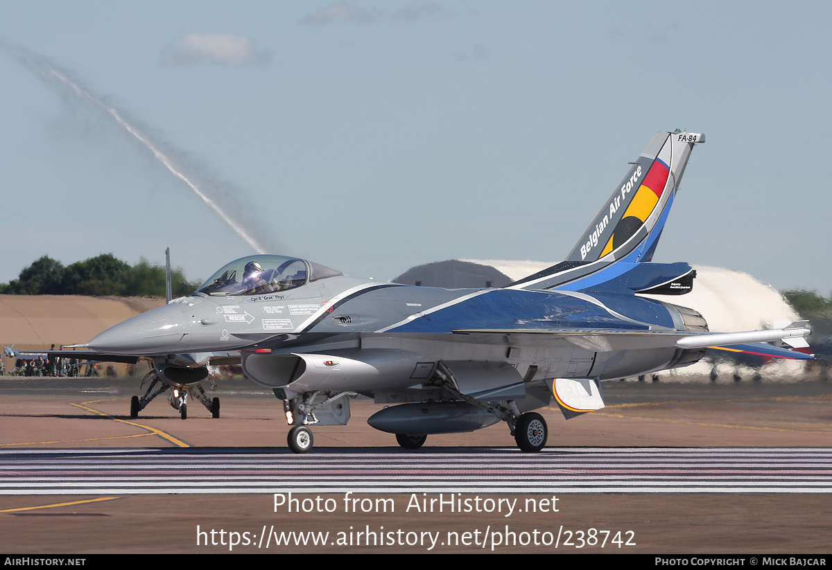 Aircraft Photo of FA-84 | General Dynamics F-16AM Fighting Falcon | Belgium - Air Force | AirHistory.net #238742