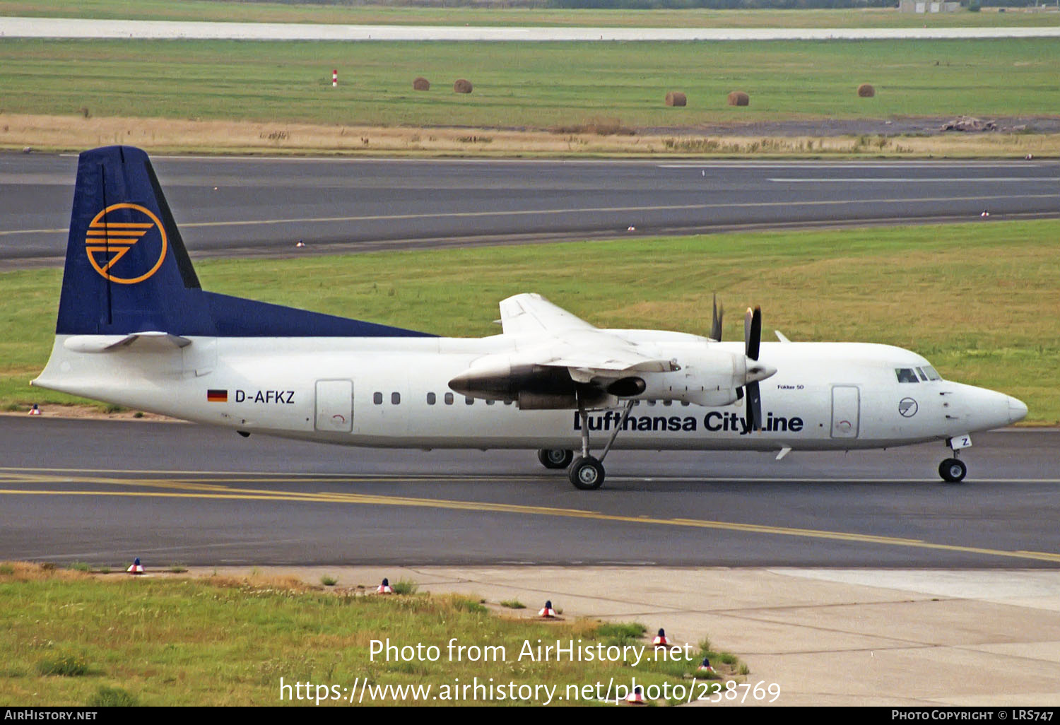 Aircraft Photo of D-AFKZ | Fokker 50 | Lufthansa CityLine | AirHistory.net #238769