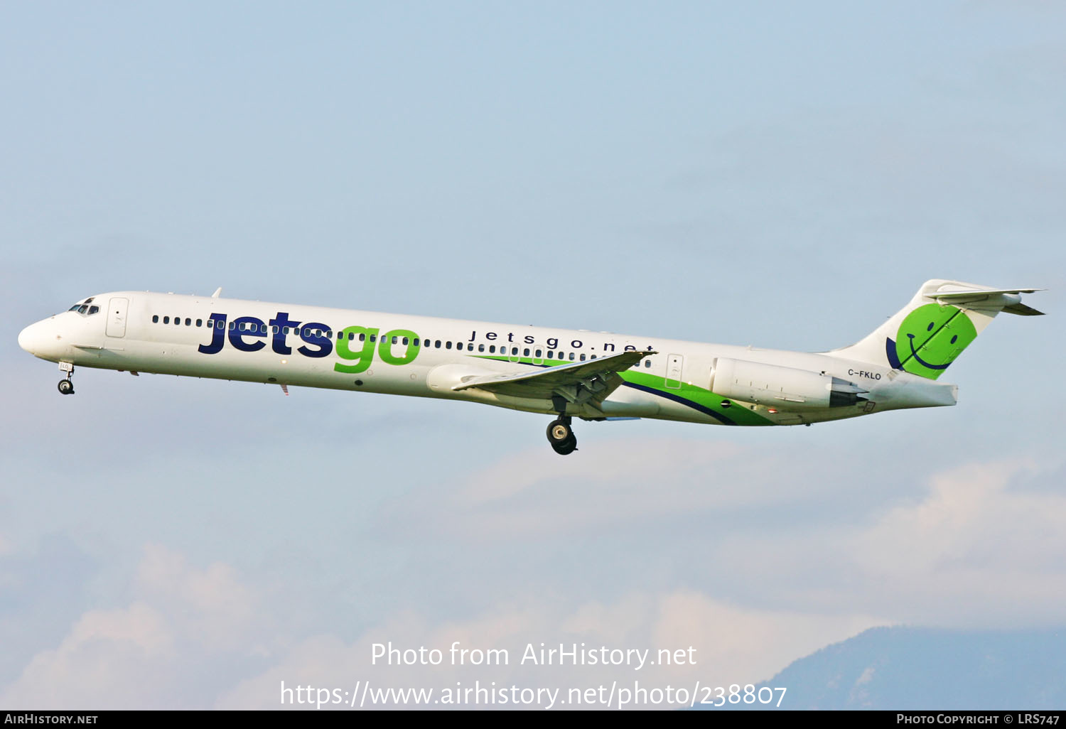 Aircraft Photo of C-FKLO | McDonnell Douglas MD-83 (DC-9-83) | Jetsgo | AirHistory.net #238807